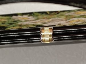 Vintage Henkeltasche mit Gobelinstickerei – Bild 5